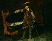 Cromwell and the corpse of Charles I Paul Delaroche